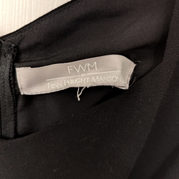 Cropped Wide Leg Romper, Crepe, Fenn Wright Manson, UK size 8, Black date night - Picture 4 of 4